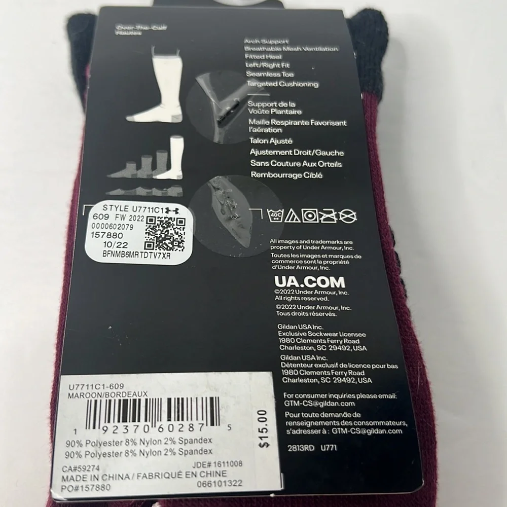UA Team Over The Calf Socks
